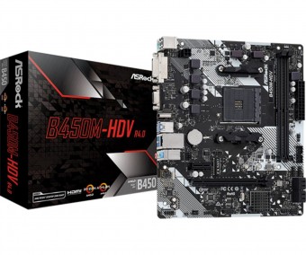 PLACA MAE AM4 ASROCK B450M-HDV R4.0 DDR4
