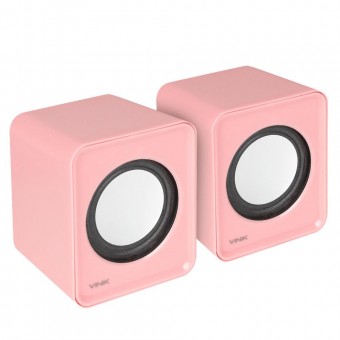 CAIXA DE SOM USB VINIK 2W RMS VS-1 ROSA