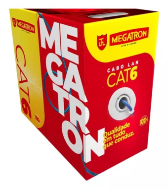 CABO LAN MEGATRON CAT 6 AZUL (O METRO)