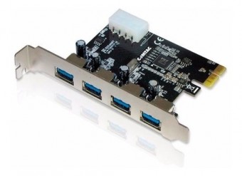 PLACA PCI-EX USB 3.0 DEX DP-43 C/ 4 PORTAS