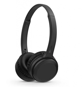 HEADPHONE SEM FIO C/ MICROF. PHILIPS TAH1108BK PRETO