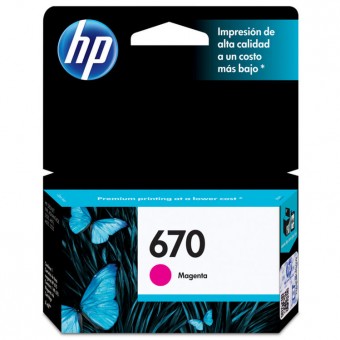 CARTUCHO HP 670 CZ115AB MAGENTA (4ML)