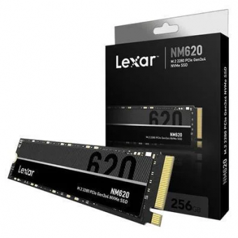 HD SSD 256GB LEXAR M.2 2280 NVME NM620 PCI-EX 4.0 3500MB/S LEIT. 1300MB/S GRAV.