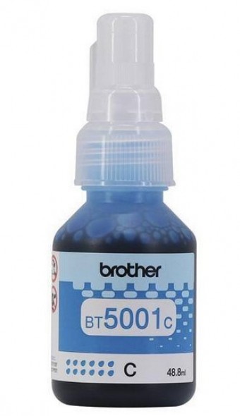GARRAFA DE TINTA BROTHER BT5001C AZUL (48.8ML)
