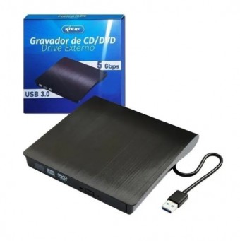 GRAVADOR DVD EXTERNO KNUP KP-LE300 USB 3.0