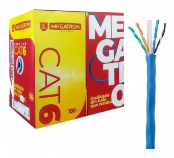 CABO LAN MEGATRON CAT 6 AZUL (O METRO)