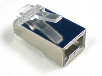 CONECTOR RJ45 CAT5E BLINDADO CHIP SCE