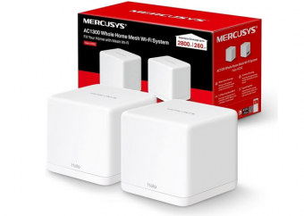 ROTEADOR WIRELESS MERCUSYS AC1200 MESH HALO S12 (2PACK)