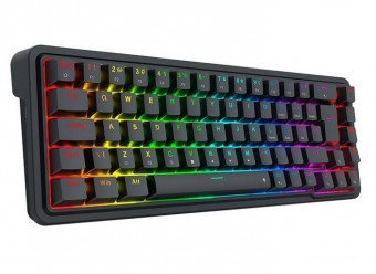 TECLADO USB GAMER MECANICO REDRAGON NOVA SWITCH CHANT RGB PRETO