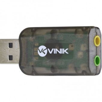 ADAPTADOR DE SOM USB VINIK AUSB51 5.1 CANAIS