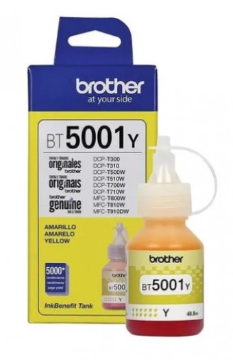 GARRAFA DE TINTA BROTHER BT5001Y AMARELO (48.8ML)