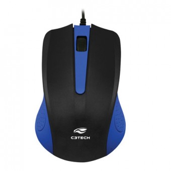 MOUSE USB C3TECH MS-20BL 1000DPI PTO/AZUL