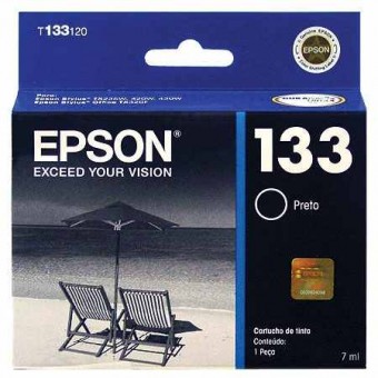 CARTUCHO EPSON 133 PRETO (7ML)