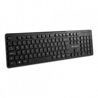 TECLADO E MOUSE S/ FIO C3TECH K-W20BK PRETO