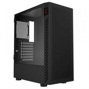GABINETE ATX S/ PCYES BOLTER BLACK VULCAN GBBVPBR PRETO
