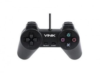 CONTROLE USB P/ PC VINIK MODELO PLAY 1 CLASSIC PRETO
