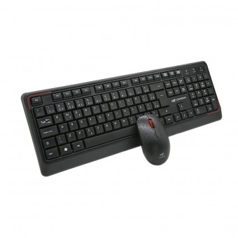 TECLADO E MOUSE S/ FIO C3TECH K-W70BK PRETO