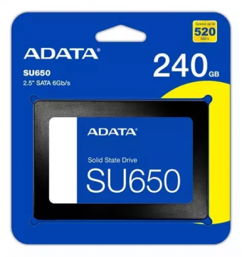 HD SSD 240GB ADATA SU650 SATA3