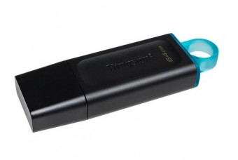 PEN DRIVE 64GB KINGSTON DATATRAVELER EXODIA DTXS64GB USB 3.2 PRETO