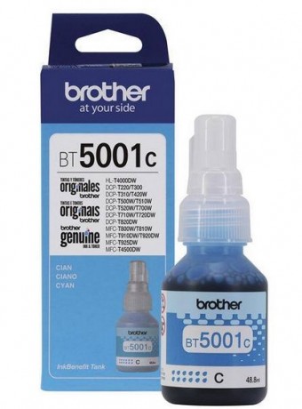 GARRAFA DE TINTA BROTHER BT5001C AZUL (48.8ML)