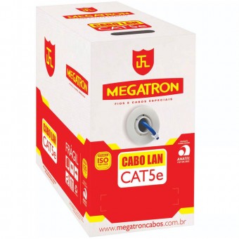 CABO LAN MEGATRON CAT 5E AZUL (O METRO)