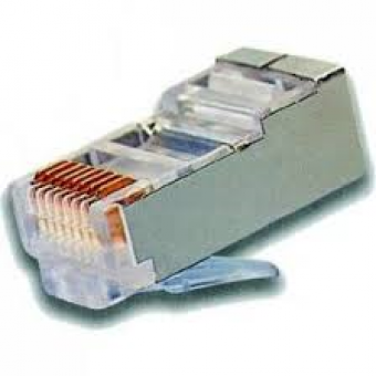 CONECTOR RJ45 CAT5E BLINDADO CHIP SCE