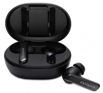 FONE DE OUVIDO SEM FIO AIWA AWS-EB-04-B BLUETOOTH 5.4 PRETO
