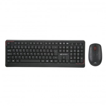 TECLADO E MOUSE S/ FIO C3TECH K-W70BK PRETO