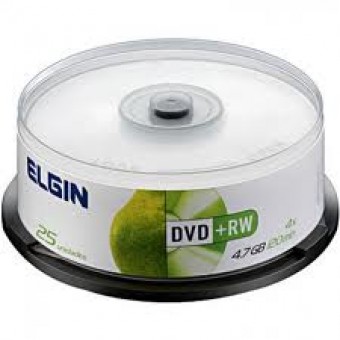 DVD-RW 4.7GB 120MINUTOS 4X ELGIN (UNIDADE)