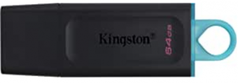 PEN DRIVE 64GB KINGSTON DATATRAVELER EXODIA USB 3.2 BRANCO