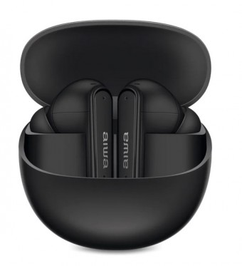 FONE DE OUVIDO SEM FIO AIWA AWS-EB-04-B BLUETOOTH 5.4 PRETO