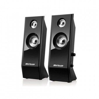 CAIXA DE SOM USB MULTILASER 8W RMS SP091 PRETO