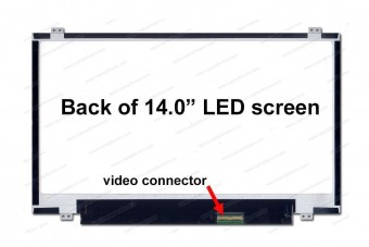 TELA P/ NOTEBOOK 14" LED SLIM 40 PINOS C/ PRESILHAS