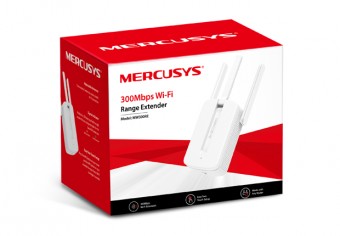 REPETIDOR WIRELESS MERCUSYS MW300RE 300MBPS C/ 3ANTENAS