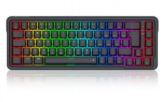 TECLADO USB GAMER MECANICO REDRAGON NOVA SWITCH CHANT RGB PRETO