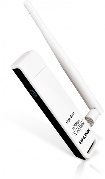 ADAPTADOR USB WIRELESS TP-LINK TL-WN722N 150MBPS C/ 1 ANTENA