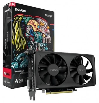 PLACA DE VIDEO RADEON RX550 4GB 128BITS DDR5 PCYES HDMI/DVI/DISPLAYPORT