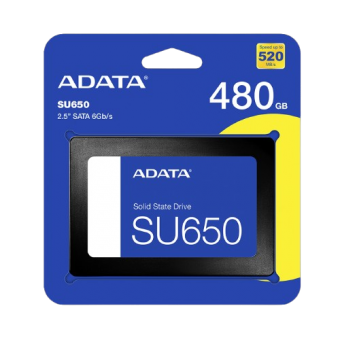 HD SSD 480GB ADATA SU650 SATA3