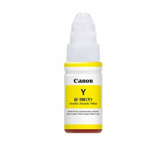 GARRAFA DE TINTA CANON 190 GI-190Y AMARELO (70ML)