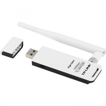 ADAPTADOR USB WIRELESS TP-LINK TL-WN722N 150MBPS C/ 1 ANTENA