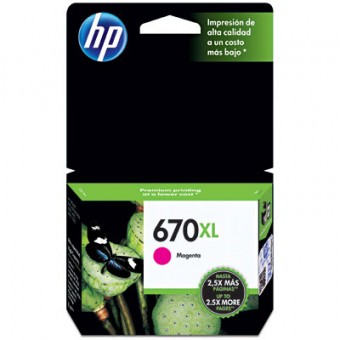 CARTUCHO HP 670XL CZ119AB MAGENTA (8ML)