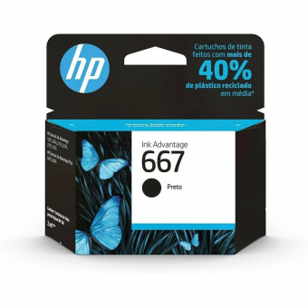 CARTUCHO HP 667 3YM79AB PRETO (2ML)