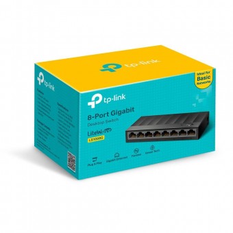 SWITCH 08 PORTAS TP-LINK LS-1008G 10/100/1000