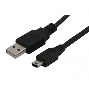 CABO USB MINI 2.0 PLUS CABLE 1.8METROS PRETO