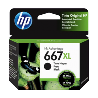 CARTUCHO HP 667XL 3YM81AB PRETO (8,5ML)