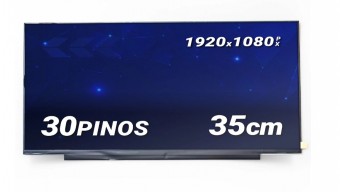 TELA P/ NOTEBOOK 15.6" LED SLIM 30 PINOS S/ PRESILHAS FOSCA TE209 1920x1080 FHD PCB 24.7CM