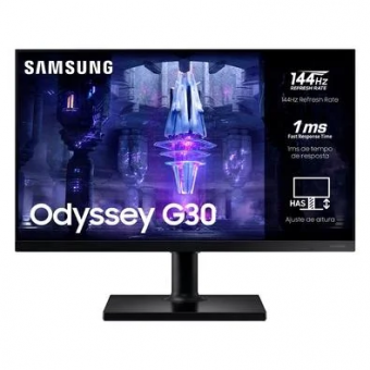 MONITOR 23.8" SAMSUNG GAMER ODYSSEY G30 FHD 144HZ IPS 1MS PIVOT AJ ALTURA VESA HDMI/DISPLAYPORT