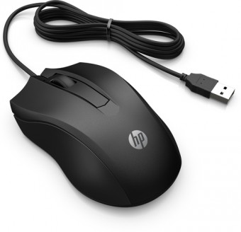 MOUSE USB HP X100 1600DPI PRETO