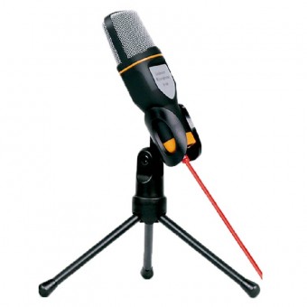 MICROFONE DE MESA P2 CONDENSADOR XTRAD CH0803 P/ PC E NOTEBOOK