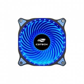 COOLER FAN C3TECH 120X120X25MM F7-L130BL 30LEDS AZUL